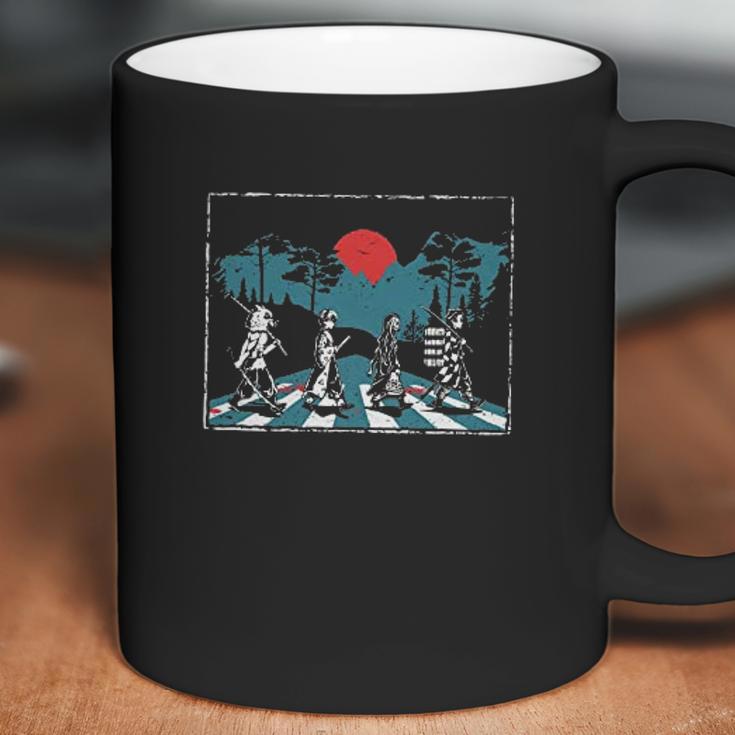 Demon Slayer Abbey Road Tanjiro Nezuko Zenitsu Inosuke Coffee Mug