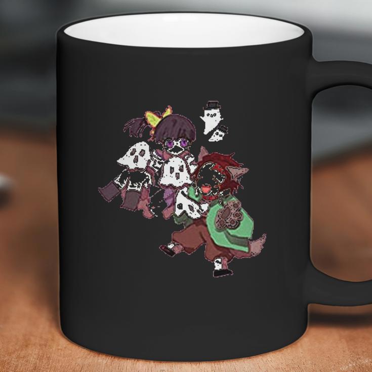 Demon Slayer Chibi Illustration Coffee Mug