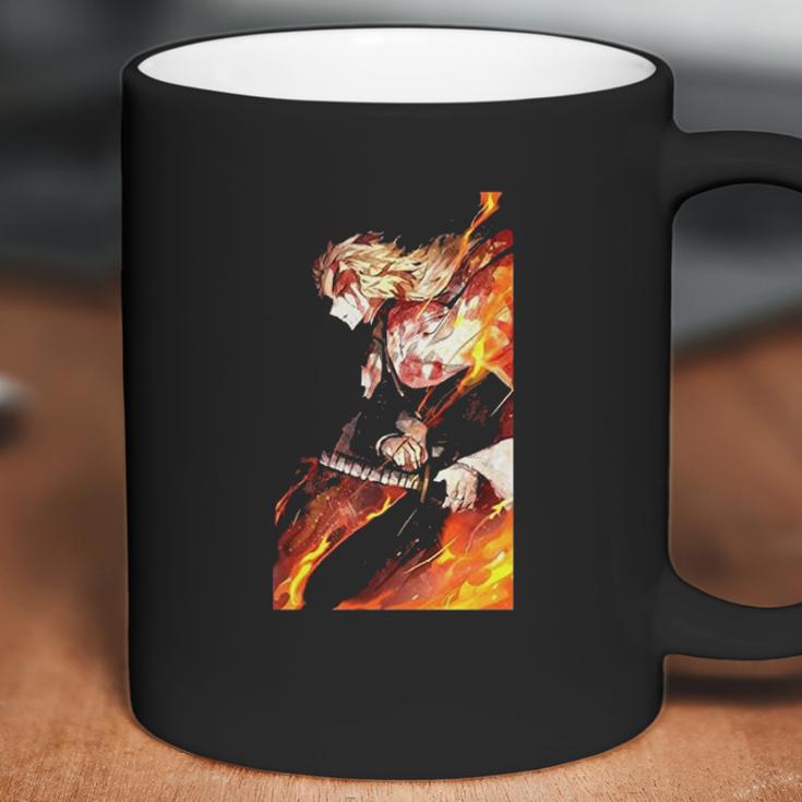 Demon Slayer Graphic Flame Coffee Mug