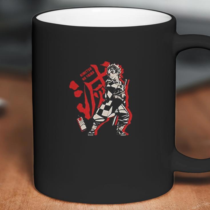 Demon Slayer Graphic Red Coffee Mug