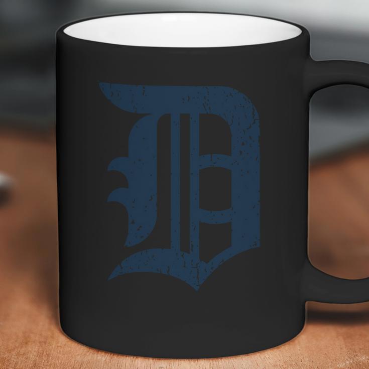 Detroit Baseball D | Vintage Michigan Bengal Tiger Retro Pullover Hoodie Coffee Mug