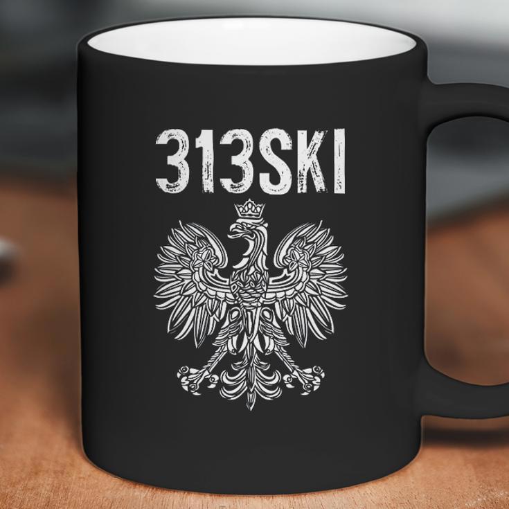 Detroit Michigan Area Code 313 Polish Pride Coffee Mug