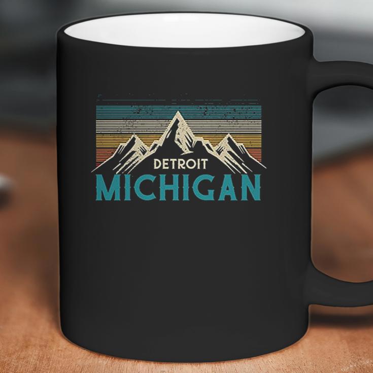 Detroit Michigan Vintage Mountains Coffee Mug