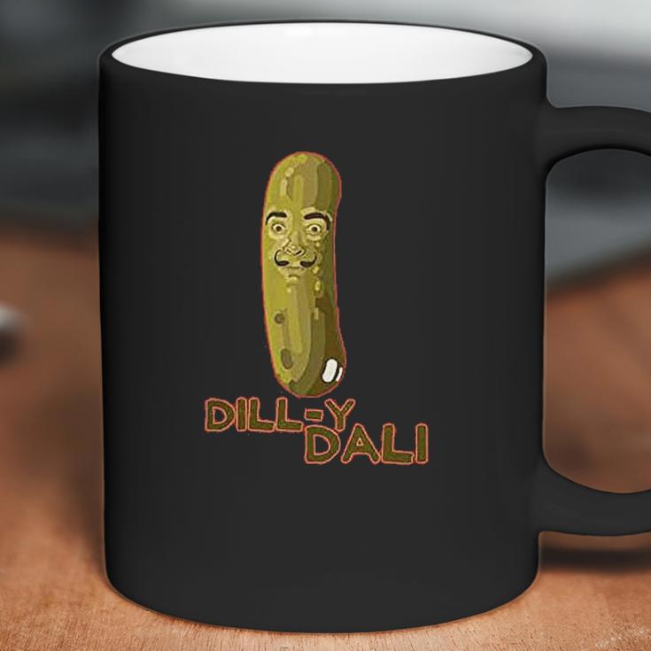 Dilly Dali Pickle Salvador Funny Artist Graphic Graphic Coffee Mug