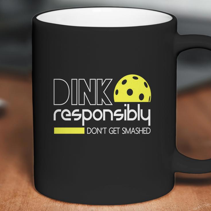 Dink Responsibly Funny Pickleball Coffee Mug