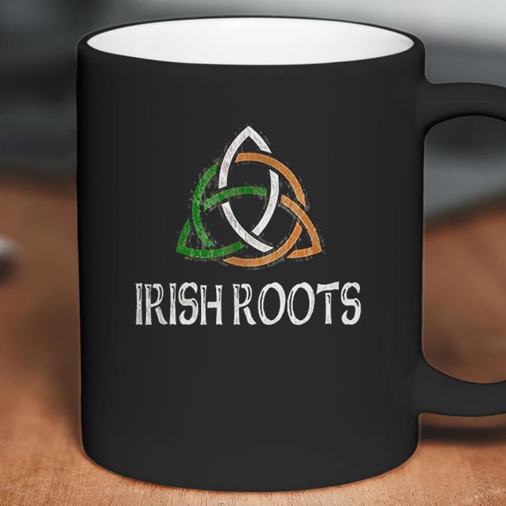 Distressed Irish Roots Celtic Knot Coffee Mug