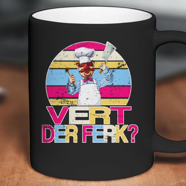 Distressed Vert Der Ferk Retro Chef Coffee Mug