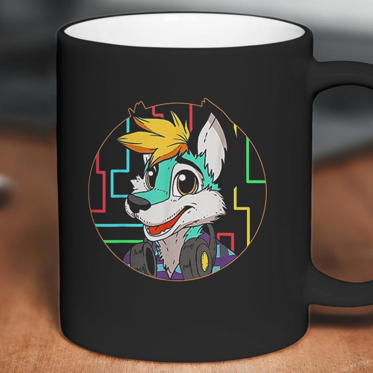 Djing Dj Fox Furry Furries Tail Ears Cosplay Coffee Mug