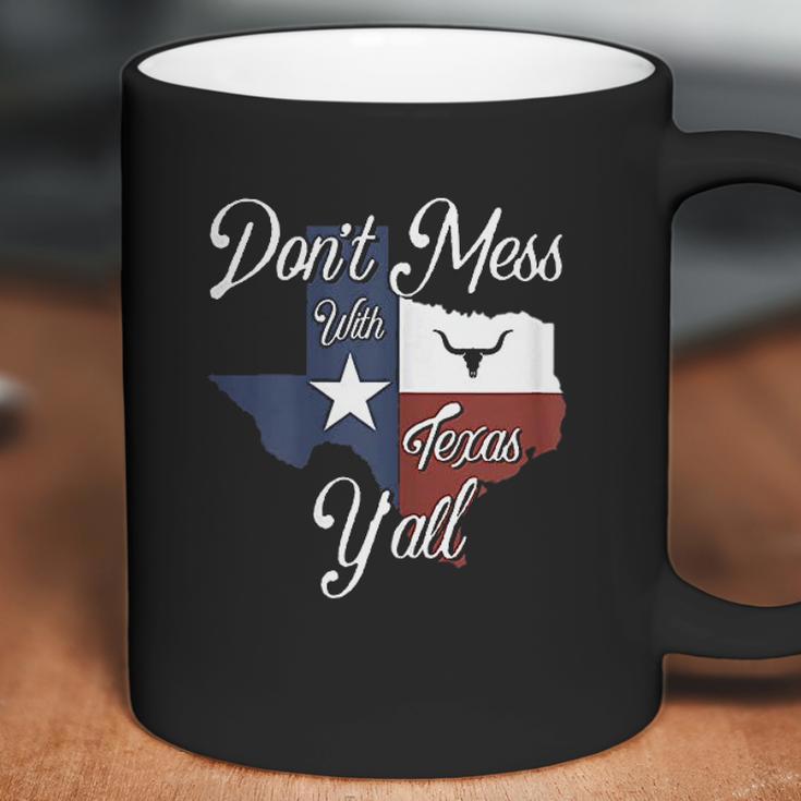 Dont Mess With Vintage Texas Longhorn Lone Star State Pride Coffee Mug