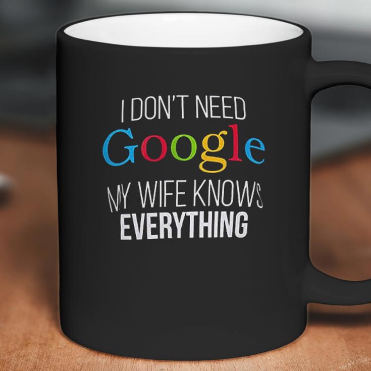 I Dont Need Google Coffee Mug