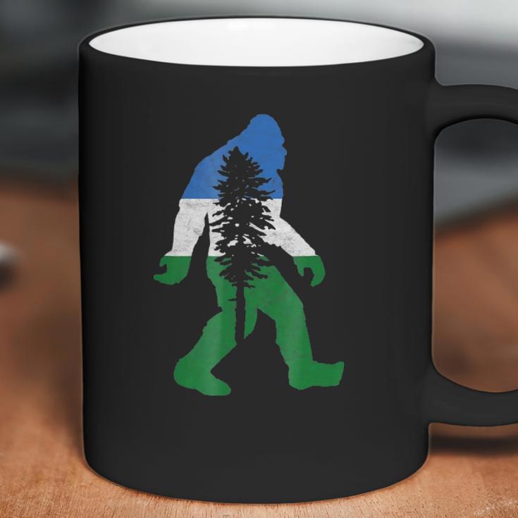 Doug Flag Bigfoot Sasquatch Retro Cascadia Design Men Women T-Shirt Graphic Print Casual Unisex Tee Coffee Mug