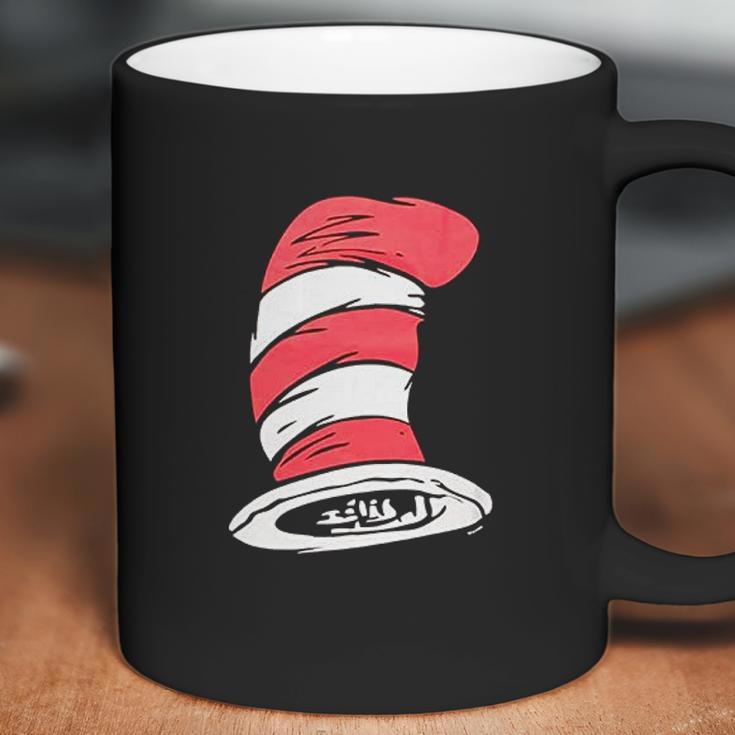 Dr Seuss Cat In The Hat Big Hat Black Coffee Mug