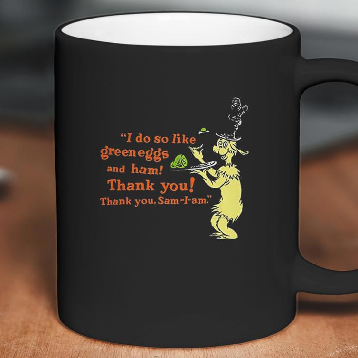 Dr Seuss Green Eggs And Ham I Do So Like Quote Coffee Mug