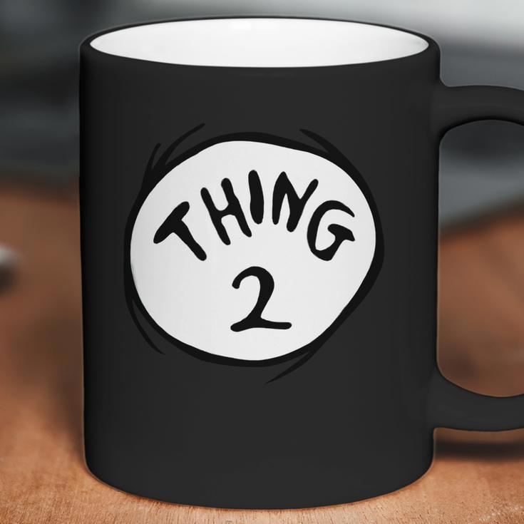 Dr Seuss Thing 2 Emblem Red Coffee Mug