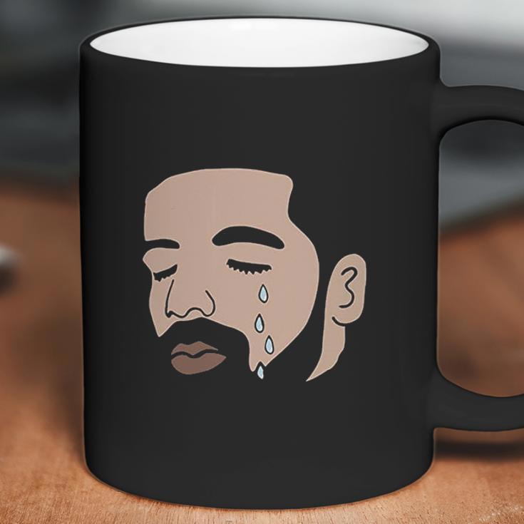 Drake Crying Black Coffee Mug