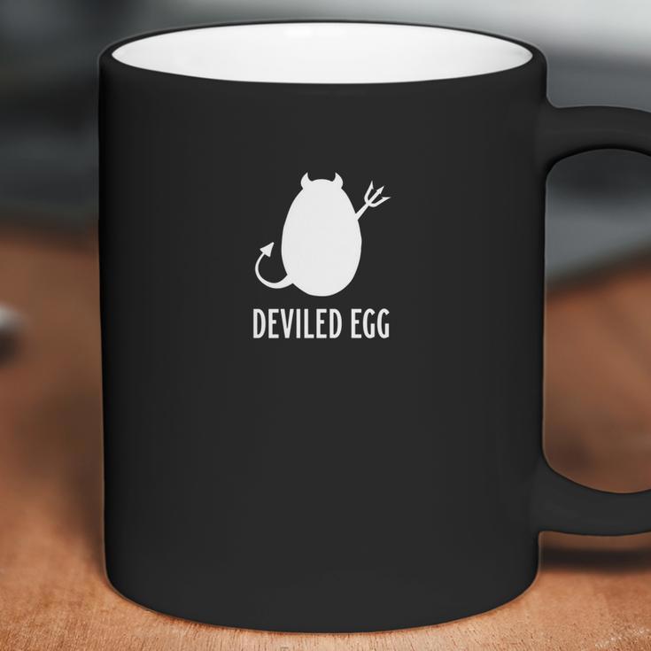 Well Dressed Chicken Deviled Egg White Logo Coffee Mug