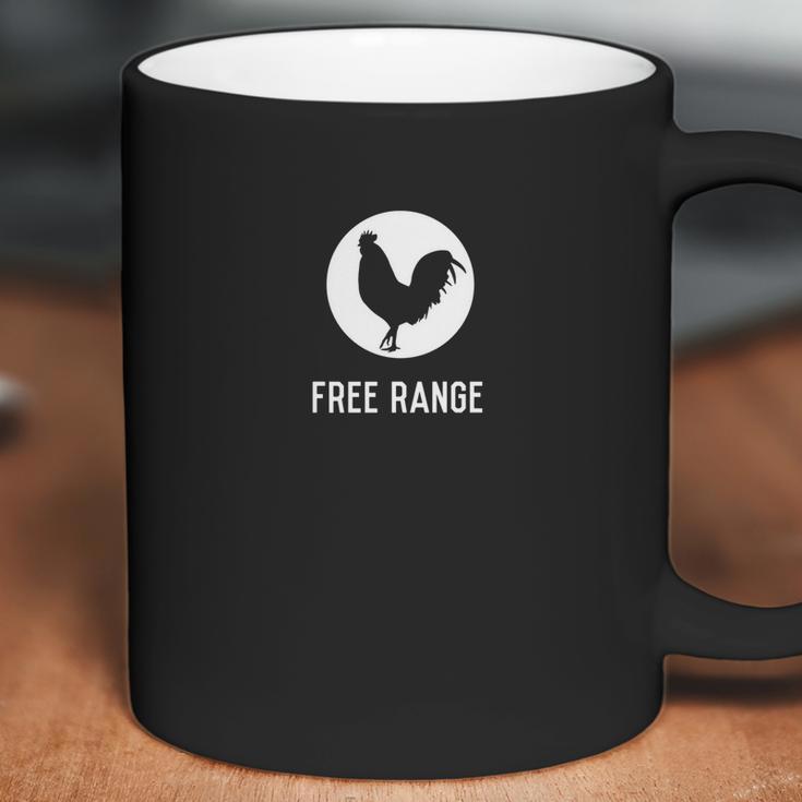 Well Dressed Chicken Free Range White Logo Coffee Mug