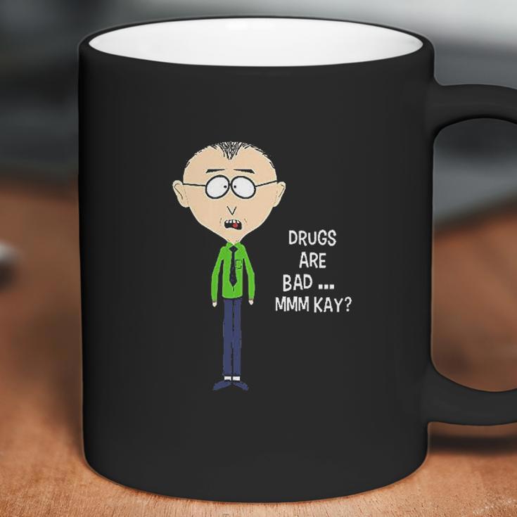 Drugs Are Bad Mkay Mr Mackey South Park Classic Guys Coffee Mug