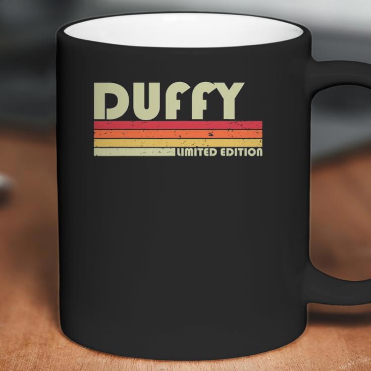 Duffy Surname Funny Retro Vintage 80S 90S Family Reunion Coffee Mug