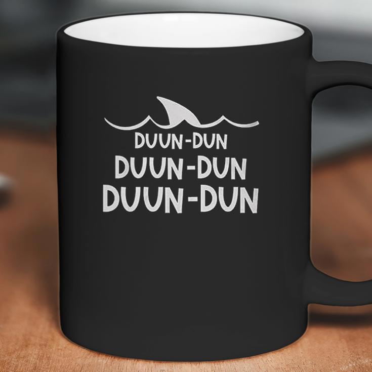 Duun-Dun 3X Shark Incoming Jaws Ocean Predator Fin Funny Coffee Mug