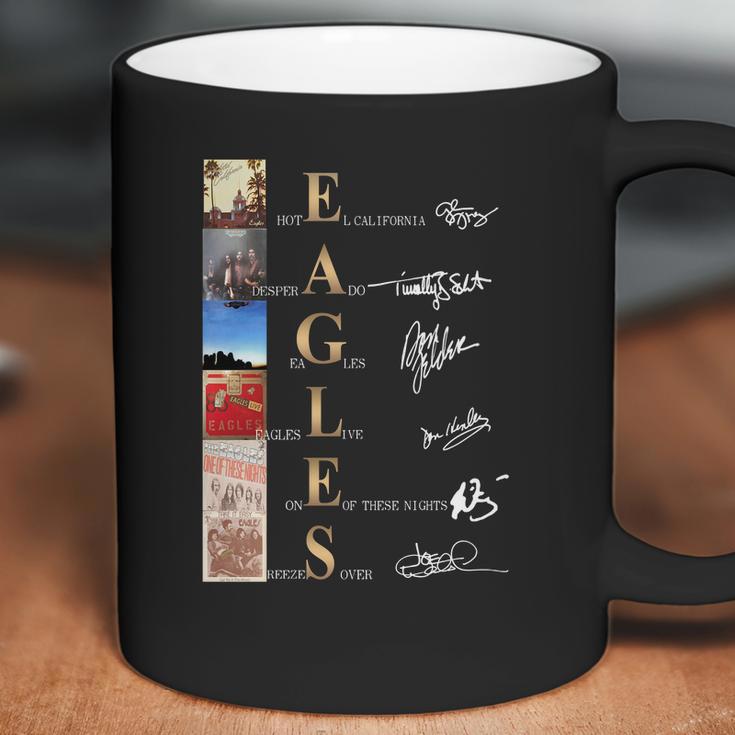 Eagles Band Albums Signatures Shirtn Coffee Mug