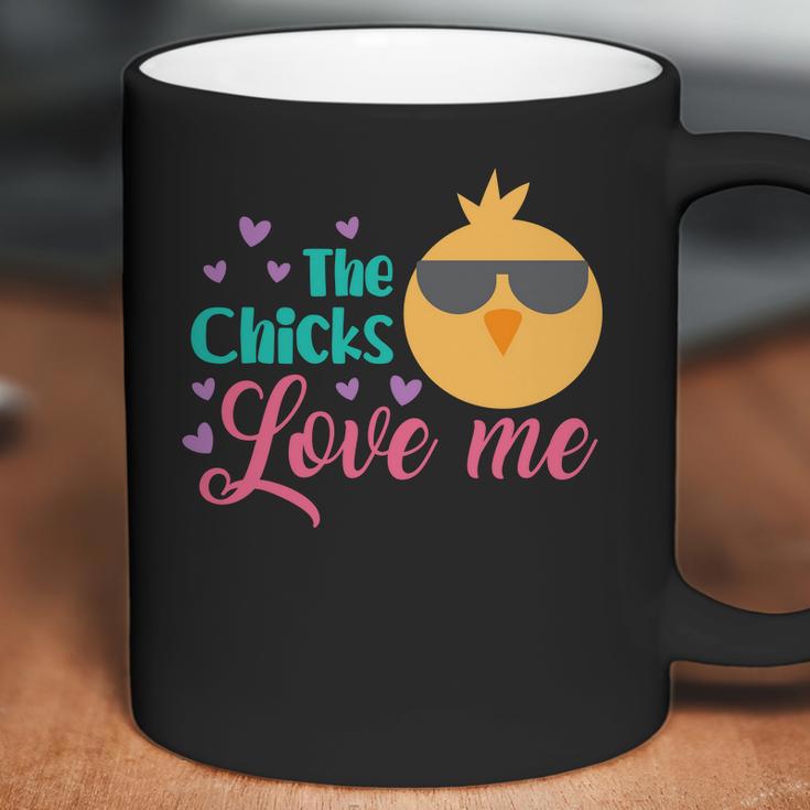 Easter The Chicks Love Me Coffee Mug