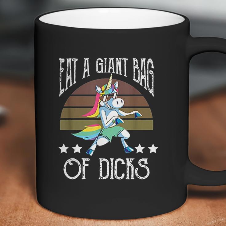 Eat A Giant Bag Of Dicks Funny Unicorn Coffee Mug