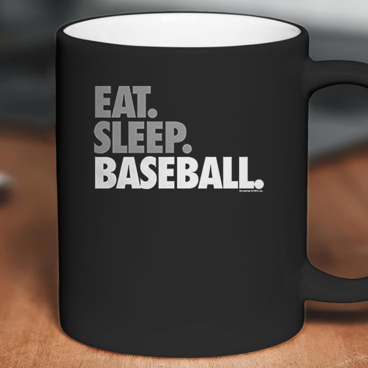 Eat Sleep Baseball Bold Text Baseball Tees By Chalktalk Sports Coffee Mug