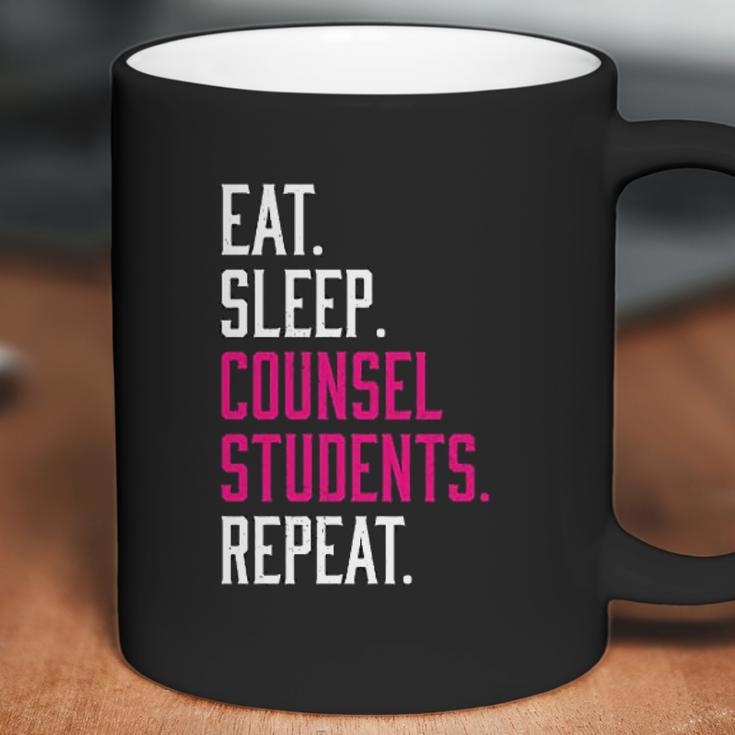 Eat Sleep Counsel Students Repeat Gift Coffee Mug