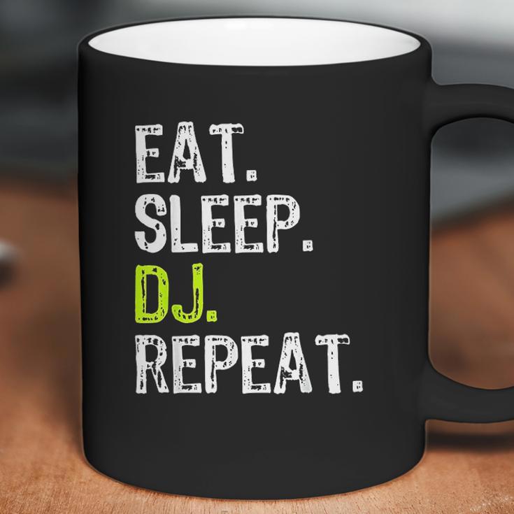 Eat Sleep Dj Disc Jockey Funny Deejay Cool Gift Christmas Coffee Mug