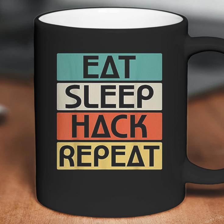 Eat Sleep Hack Repeat Coffee Mug