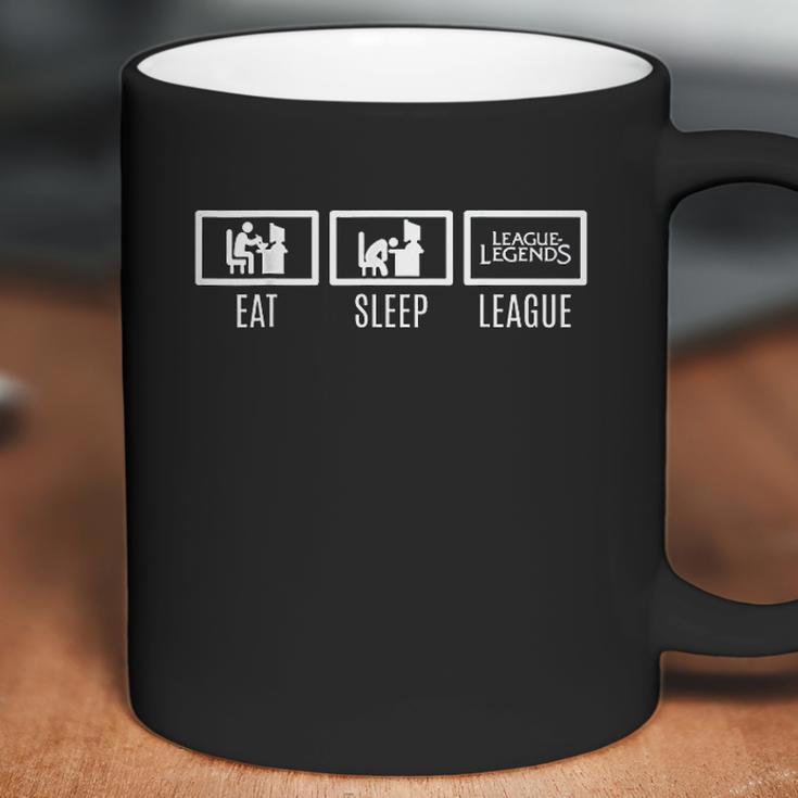 Eat Sleep League Repeat Coffee Mug