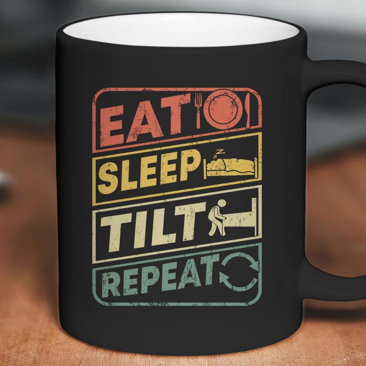 Eat Sleep Tilt Repeat Retro Game Lover Design Arcade Pinball Gift Coffee Mug