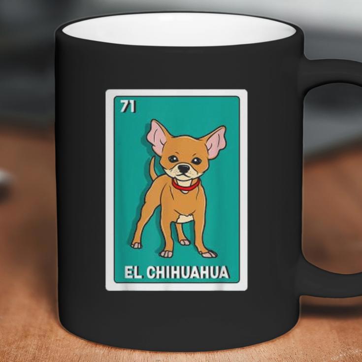 El Chihuahua Mexican Bingo Card Coffee Mug