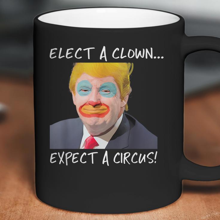 Elect A Clown Expect A Circus Retro Coffee Mug