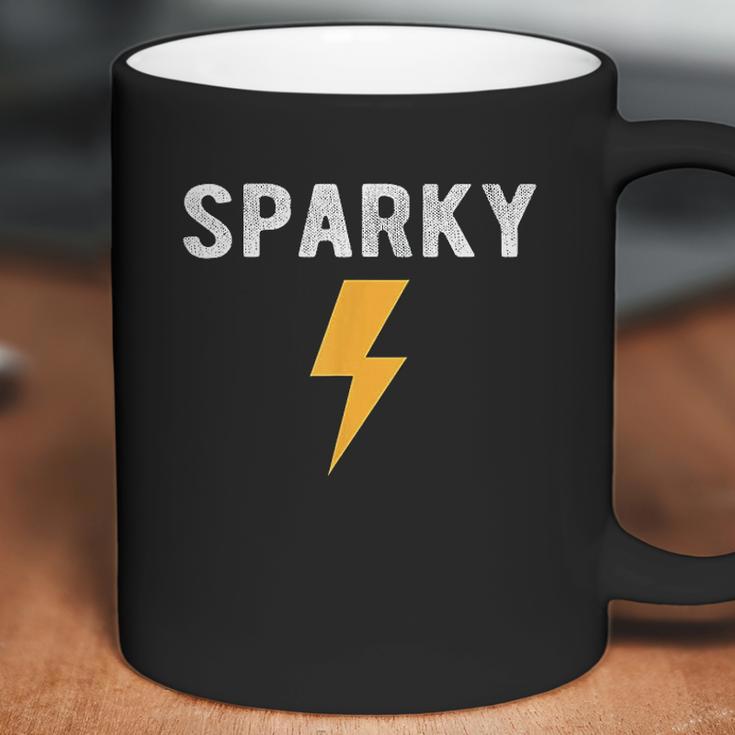 Electrician Gift Funny Sparky Nickname Lightning Coffee Mug