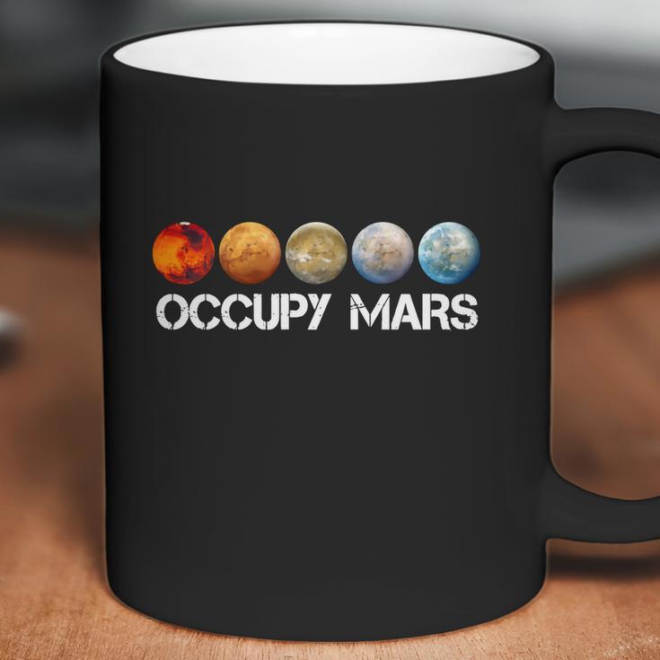 Elon Musk Science Occupy Mars Coffee Mug