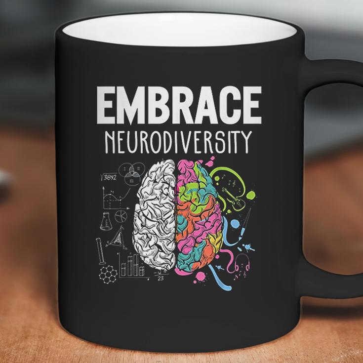 Embrace Neurodiversity Brain Coffee Mug