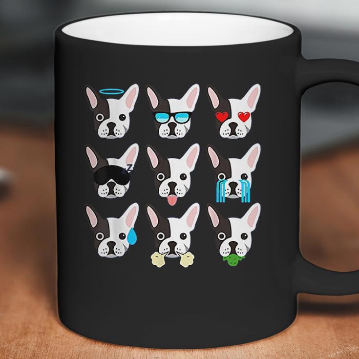 Emoji Boston Terrier Dog Face Coffee Mug