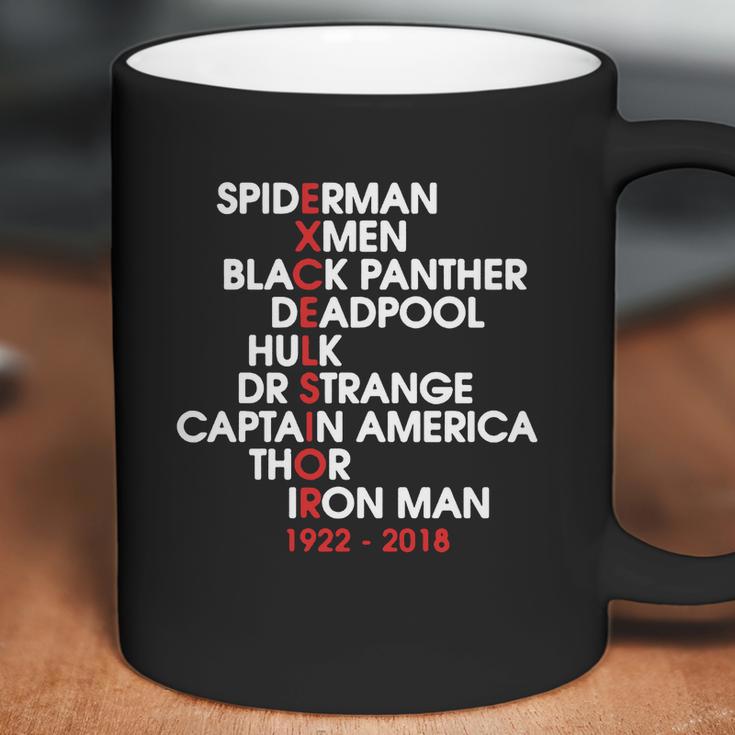 Excelsior Spiderman Xmen Black Panther Deadpook Coffee Mug