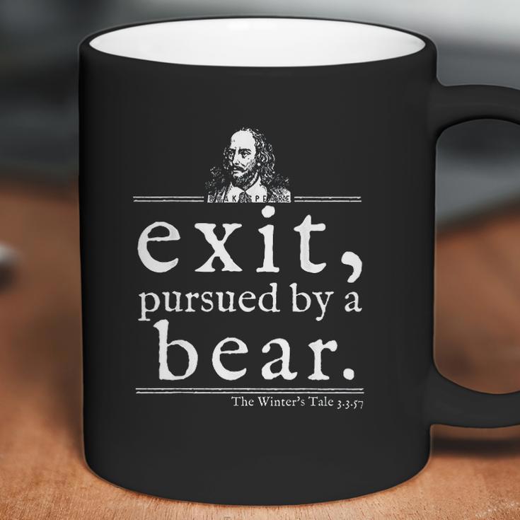 Exit Pursued By Bear Shakespeare Stage Director Gift Coffee Mug