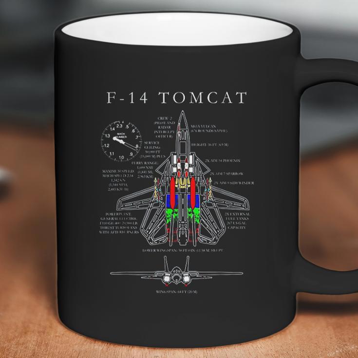 F-14 Tomcat Specs Coffee Mug