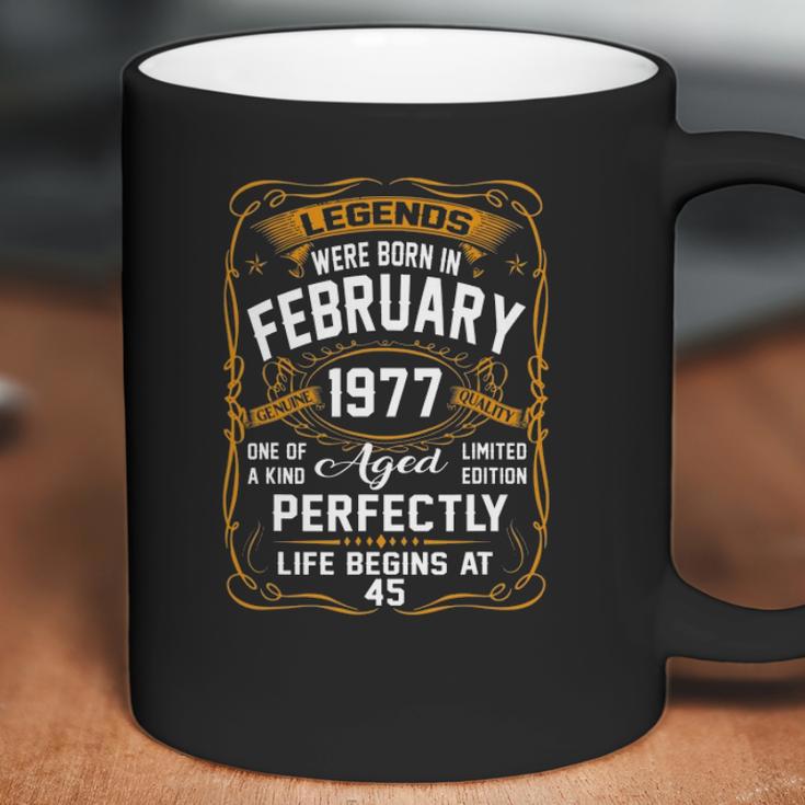 February 1977 45Th Birthday Gift 45 Years Old Men Women Coffee Mug