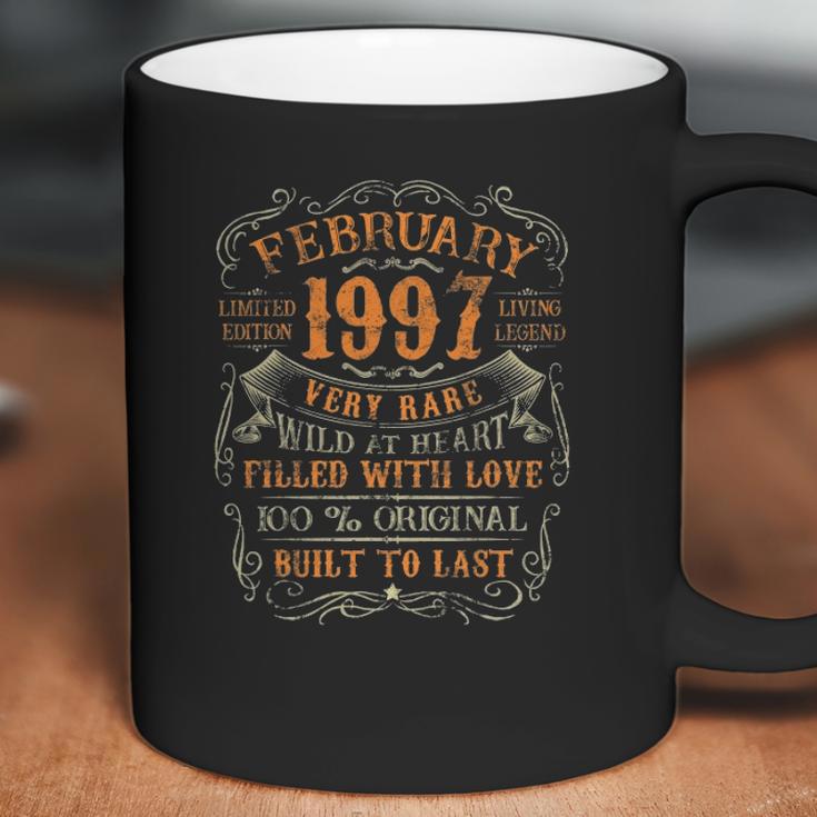 February Vintage 1997 Limited 25 Years Old 25Th Birthday Coffee Mug