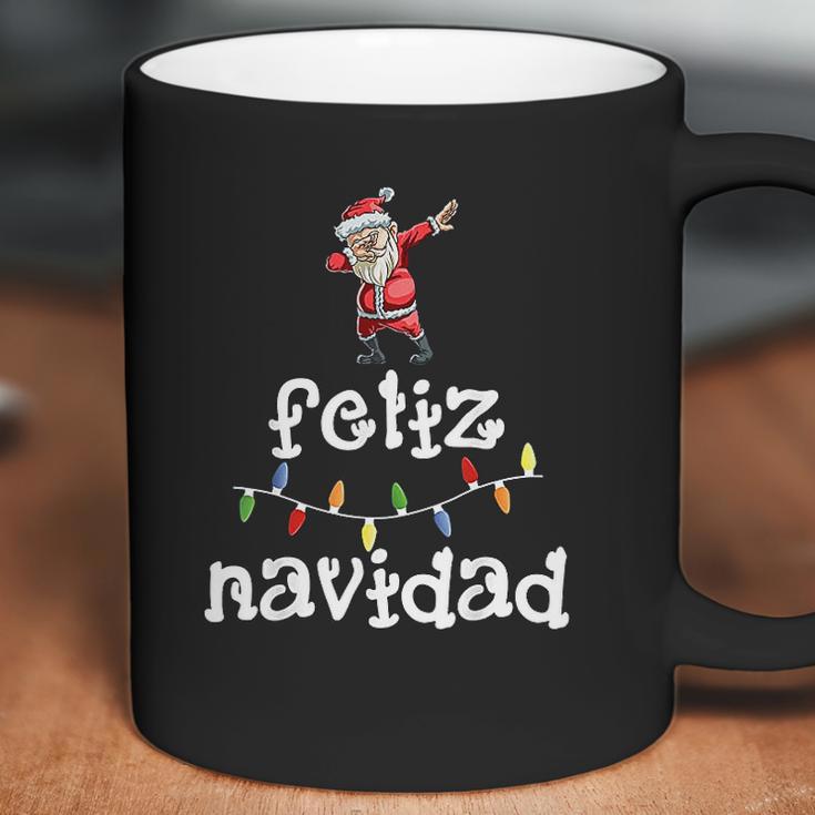 Feliz Navidad Christmas Dabbing Santa Spanish Gift Coffee Mug