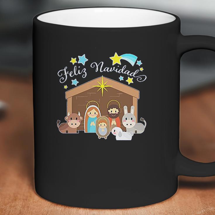 Feliz Navidad Cute Nativity Scene Coffee Mug