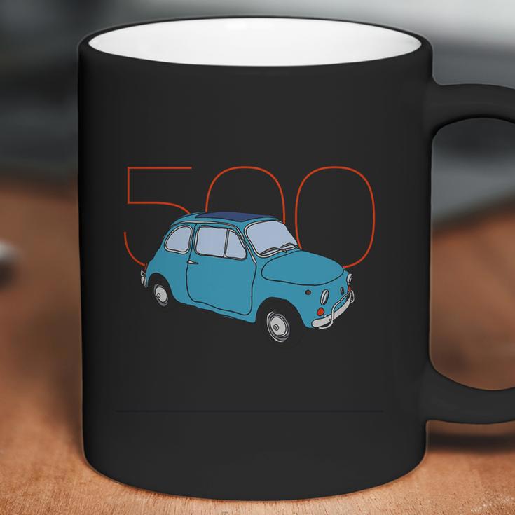 Fiat 500 Classic Vintage Car Coffee Mug