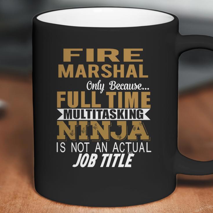 Fire Marshal Ninja Coffee Mug