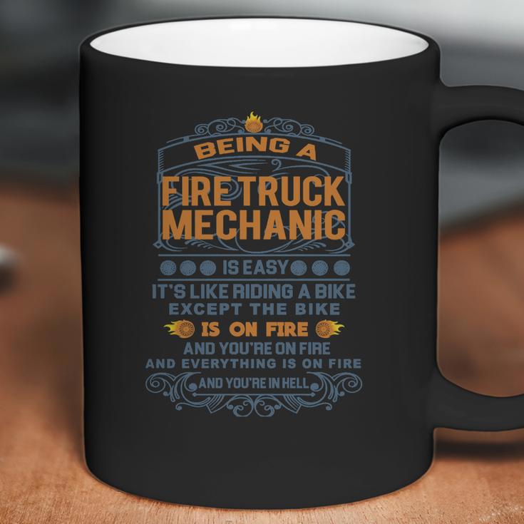 Fire Truck Mechanic Frideabike Coffee Mug