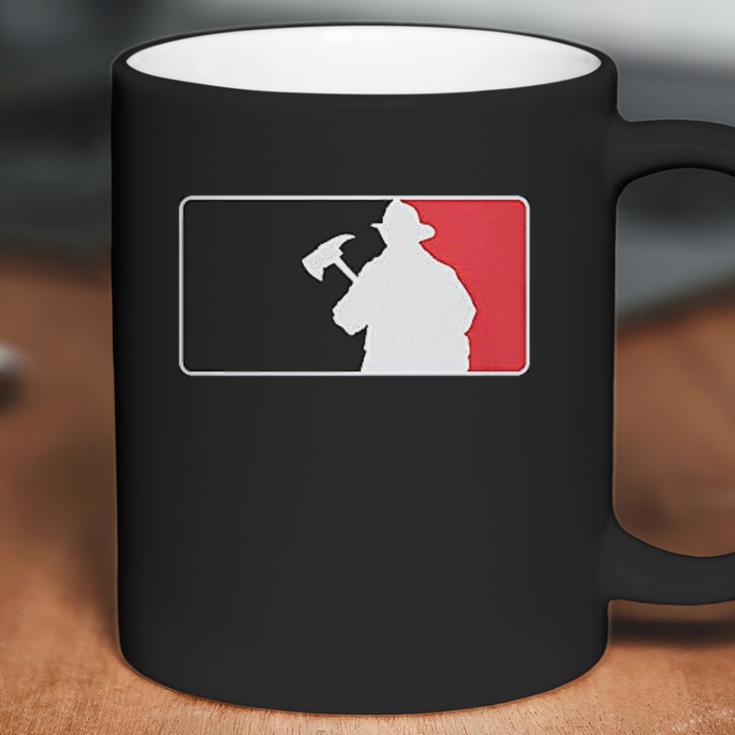 Firefighter Baseball Style Logo Coffee Mug